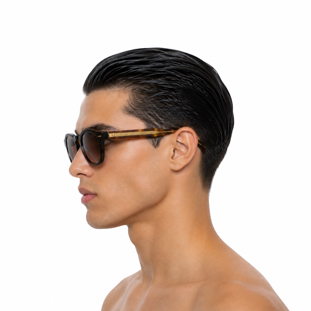 MALIK — Lunettes de soleil pantos en acétate