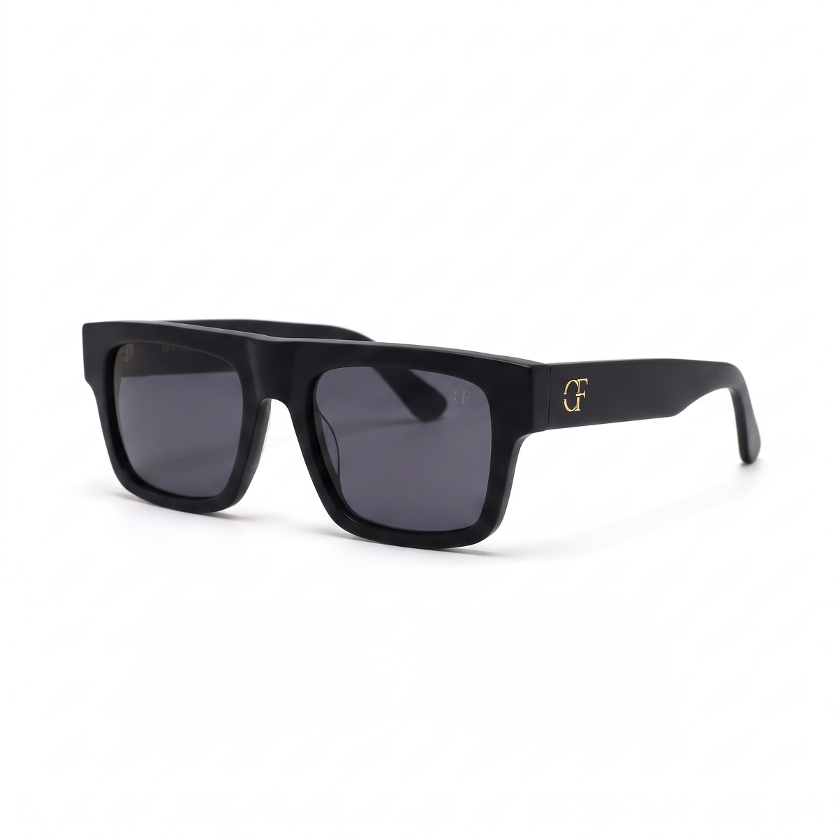 CARBONE Noir Mat / Fumé – vue de trois-quarts